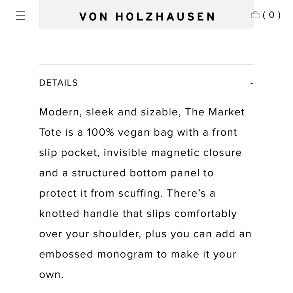 Von Holzhausen Italian Designer Vegan Market Tote Bag Fall Burgundy - Picture 7 of 16